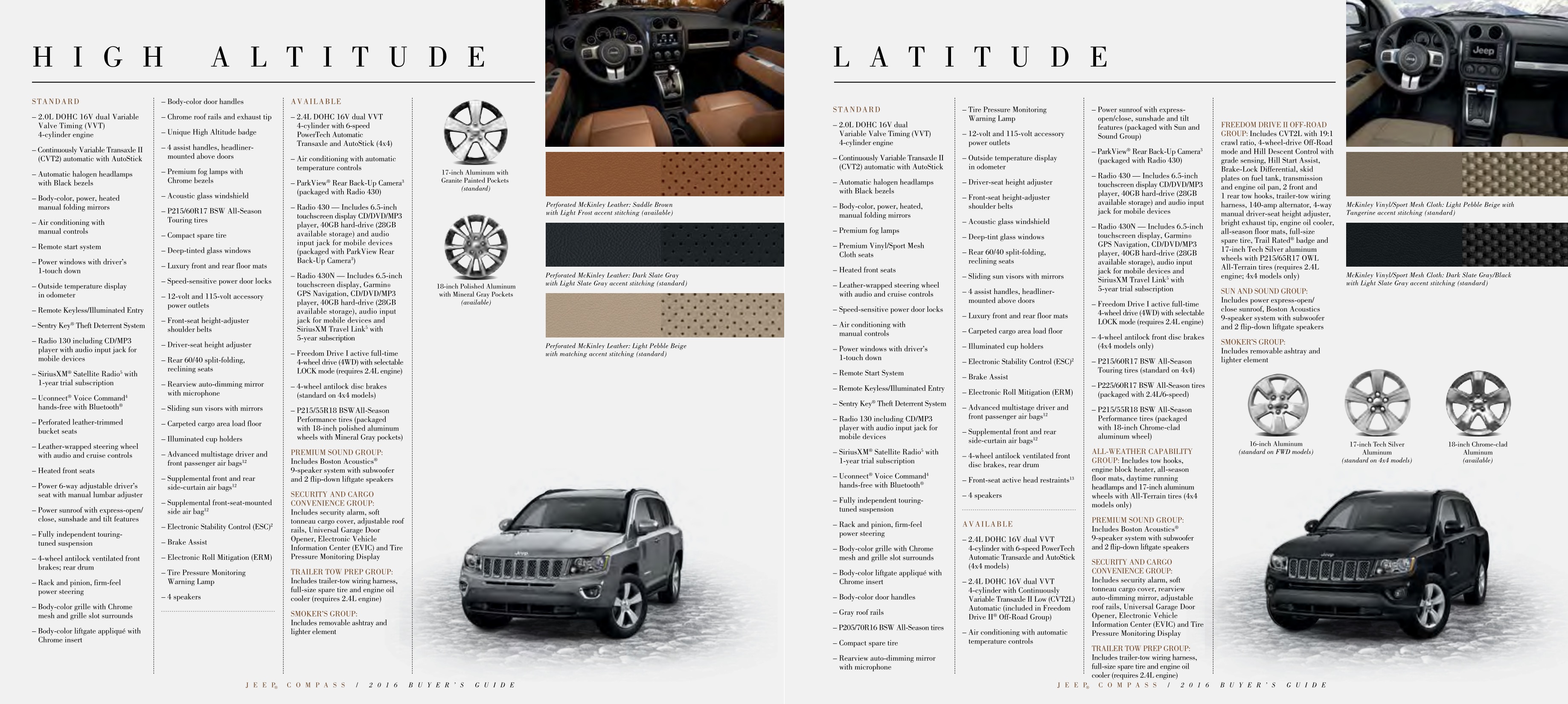 2016 Jeep Compass Brochure Page 8
